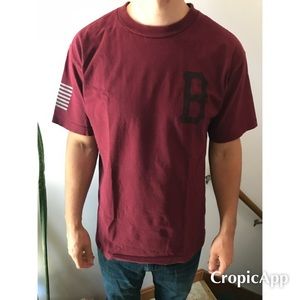 Black Scale “Crescent” Maroon Tee